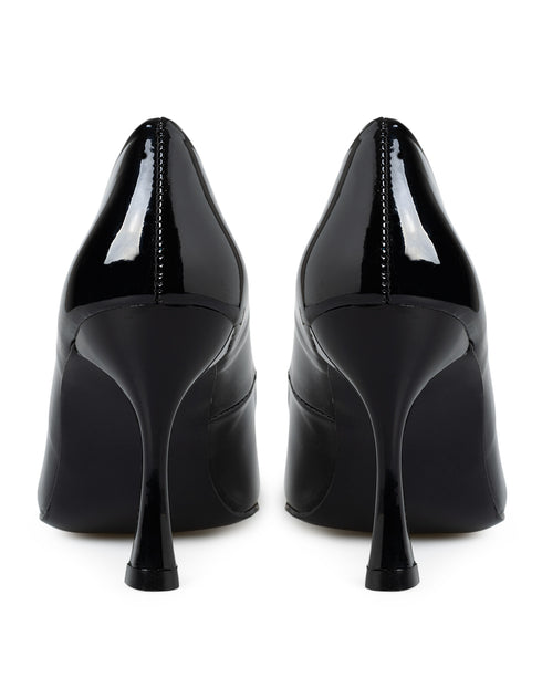 Zapatilla Negra Punta Metal 12