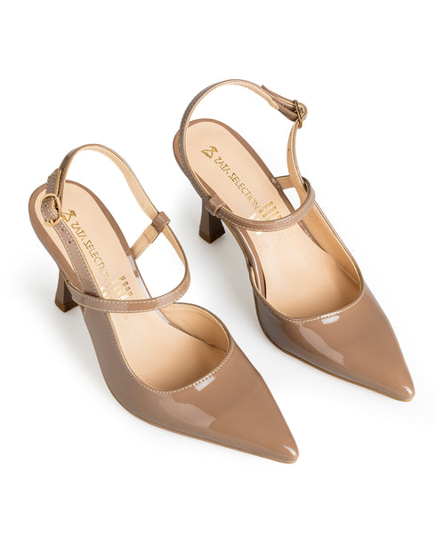Zapatilla Camel Picuda Tiras 52
