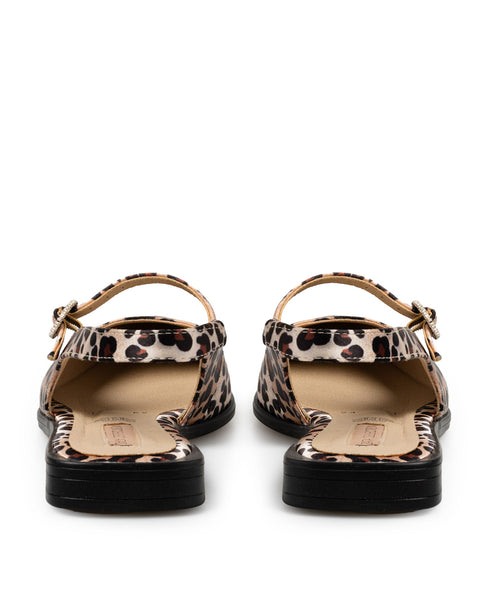 Balerina Flat Leopardo Slingback 31R