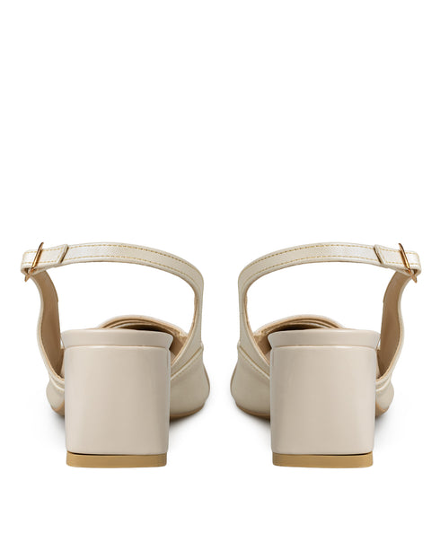 Zapatilla Slingback Perla Doble Tira 4SS