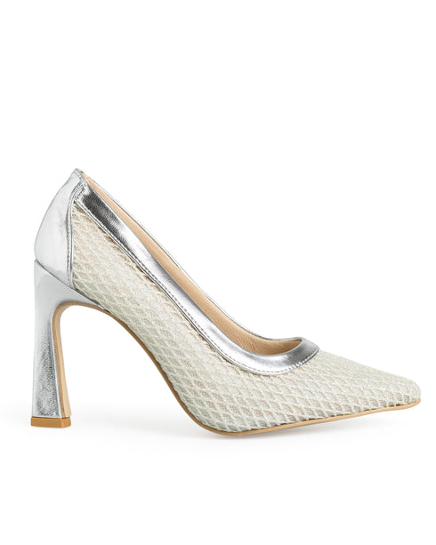 Zapatilla Plata Confort Malla 529