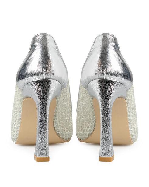 Zapatilla Plata Confort Malla 529