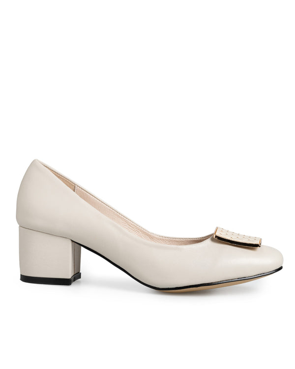 Zapatilla Latte Confort Botón 546