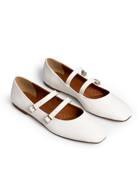 Balerina Latte Doble Hebilla Confort 710