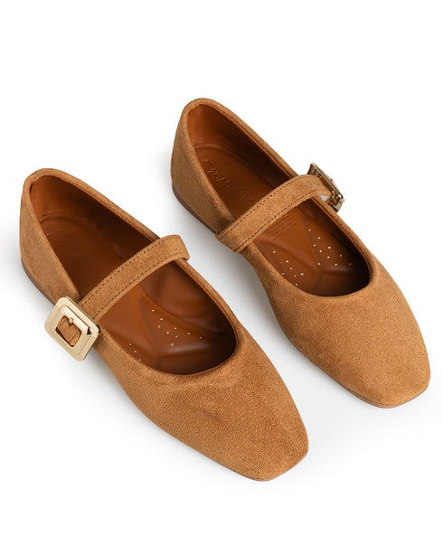 Balerina Camel Hebilla Oro 715