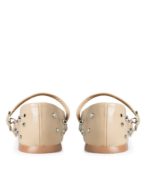 Balerina Nude Estoperoles Hebilla Oro 715