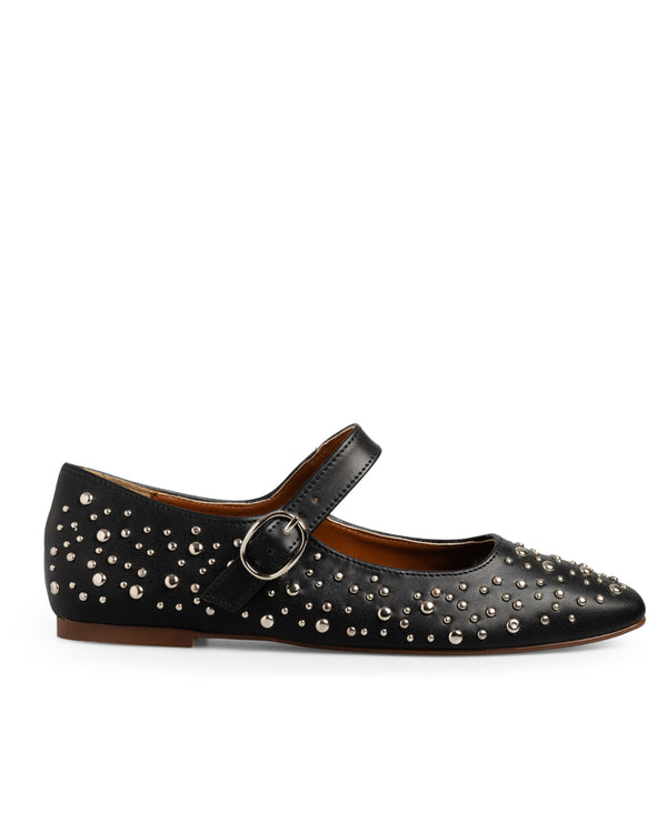 Balerina Flat Negro Estoperoles 810