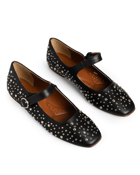 Balerina Flat Negro Estoperoles 810
