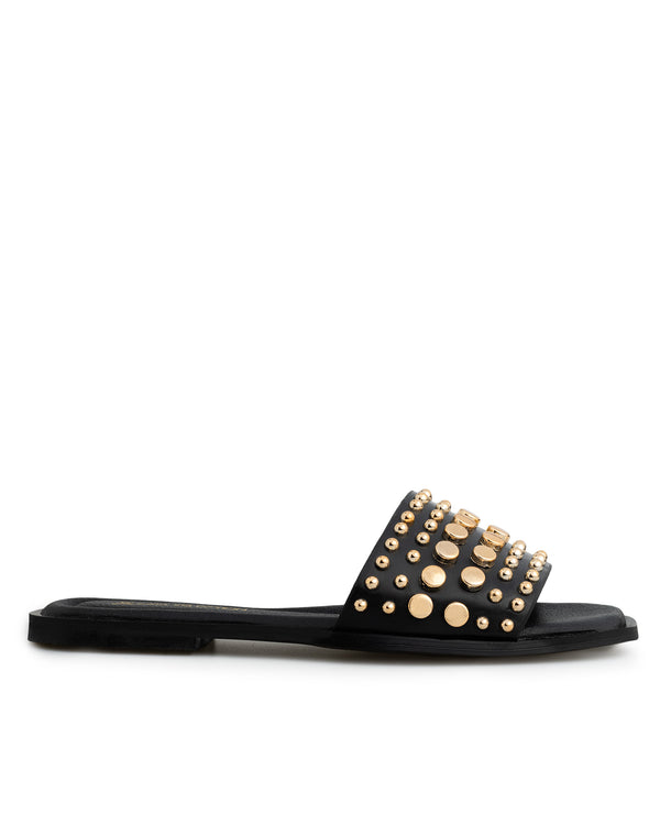 Sandalia Negra Estoperoles 888