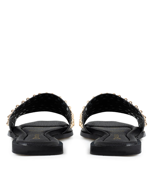 Sandalia Negra Estoperoles 888