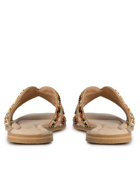 Sandalia Multicolor Mule Tiras Cruzadas 893