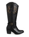 Bota Vaquera Negra Hebilla 894