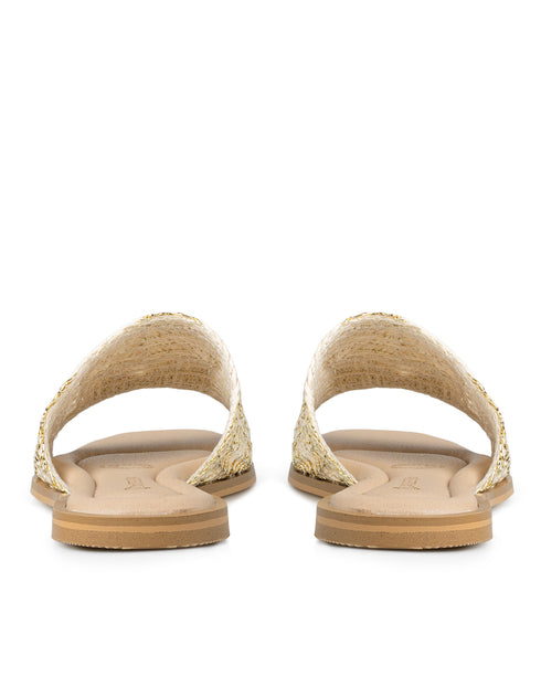 Sandalia Plana Yute Mule 897