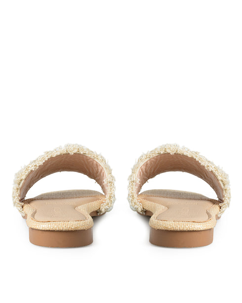 Sandalia Beige Yute Tejida 900