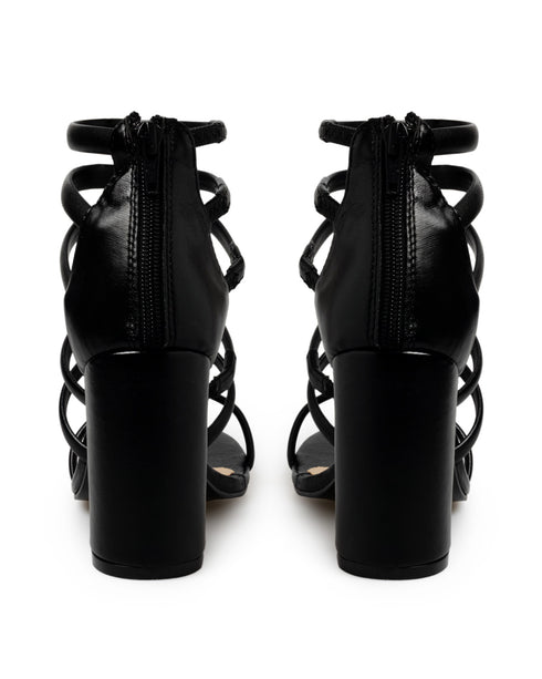 Zapatilla Abotinada Negra Tiras 971