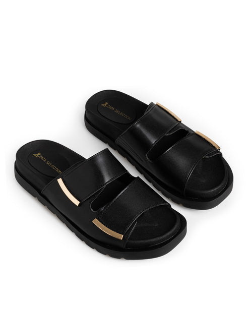 Sandalia Negra Chunky 100R