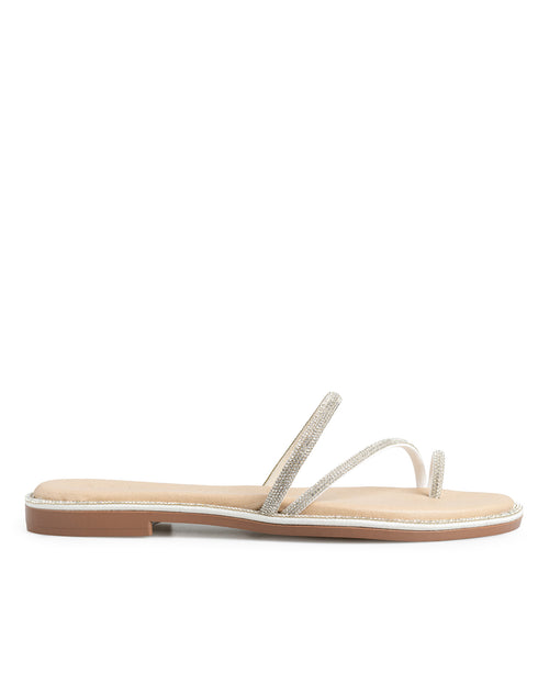 Sandalia Tiras Brillos 1080