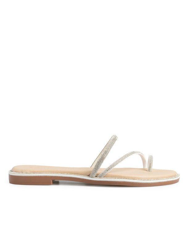 Sandalia Tiras Brillos 1080