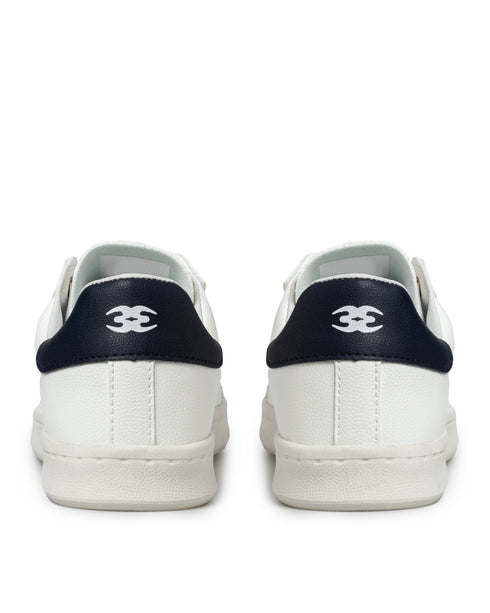 Tenis Blanco Casual Talón Negro 1120