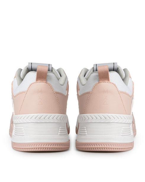 Tenis Chunky Blanco Con Rosa 1226