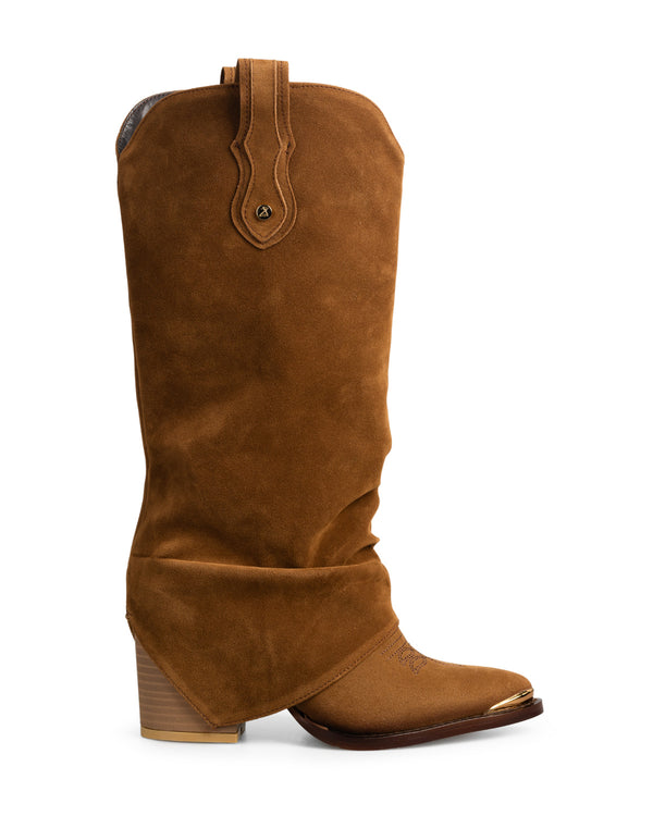 Bota Vaquera Miel Corrugada 1645