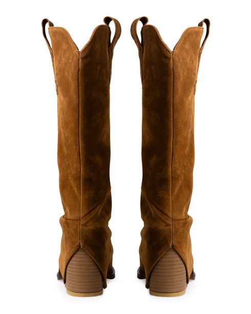 Bota Vaquera Miel Corrugada 1645