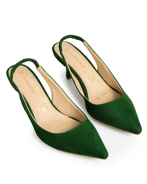 Zapatilla Verde Slingback 17SS