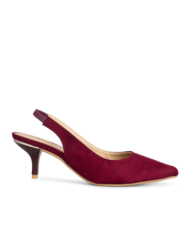 Zapatilla Slingback Vino Kitten Heel 17SS