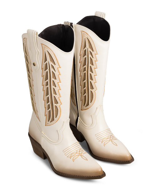Bota Vaquera Latte Cowboy 2025