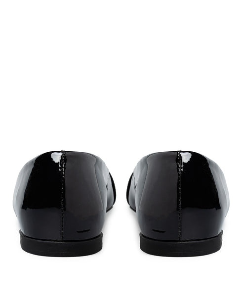 Balerina Negra Picuda Hebilla 205L