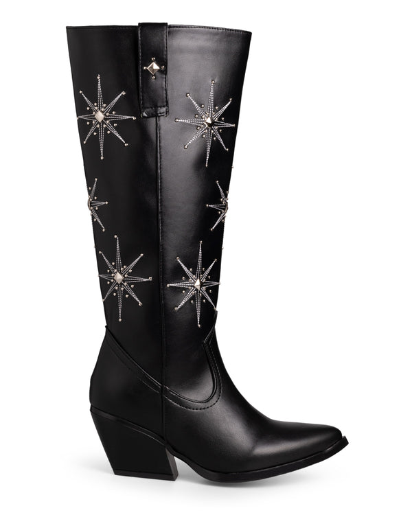 Bota Vaquera Latte Estrellas Estoperoles 2081