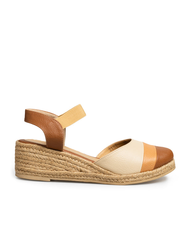 Alpargata Casual Multicolor Tacón Cuña 2102