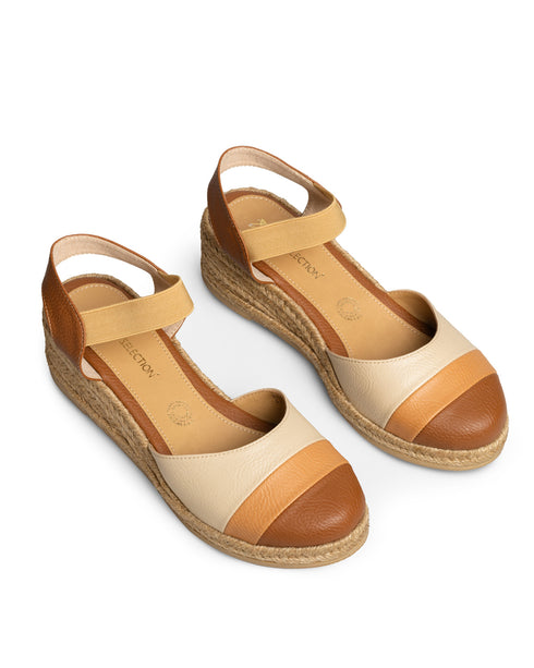 Alpargata Casual Multicolor Tacón Cuña 2102