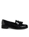 Mocasín Negro Croc Motitas 2501