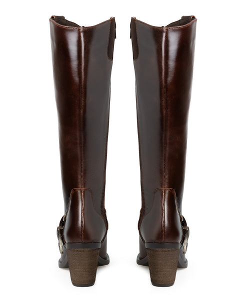 Bota Vaquera Café Hebilla 317P
