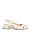 Zapatilla Latte Slingback Estoperoles 3525