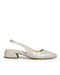 Zapatilla Plata Slingback Brillos 3559