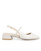 Zapatilla Latte Slingback Tira Estoperoles 3592