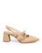 Zapatilla Nude Doble Hebilla Slingback 3612