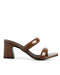 Sandalia Café Mule Doble Tira 3707 café