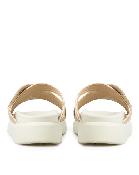 Sandalia Latte Tiras Cruzadas 3902