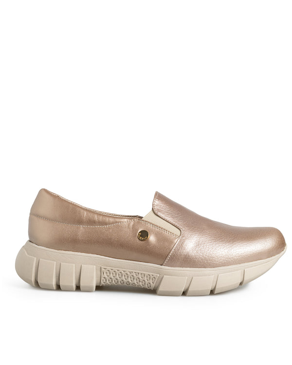 Zapato Confort Oro Rosado 4221