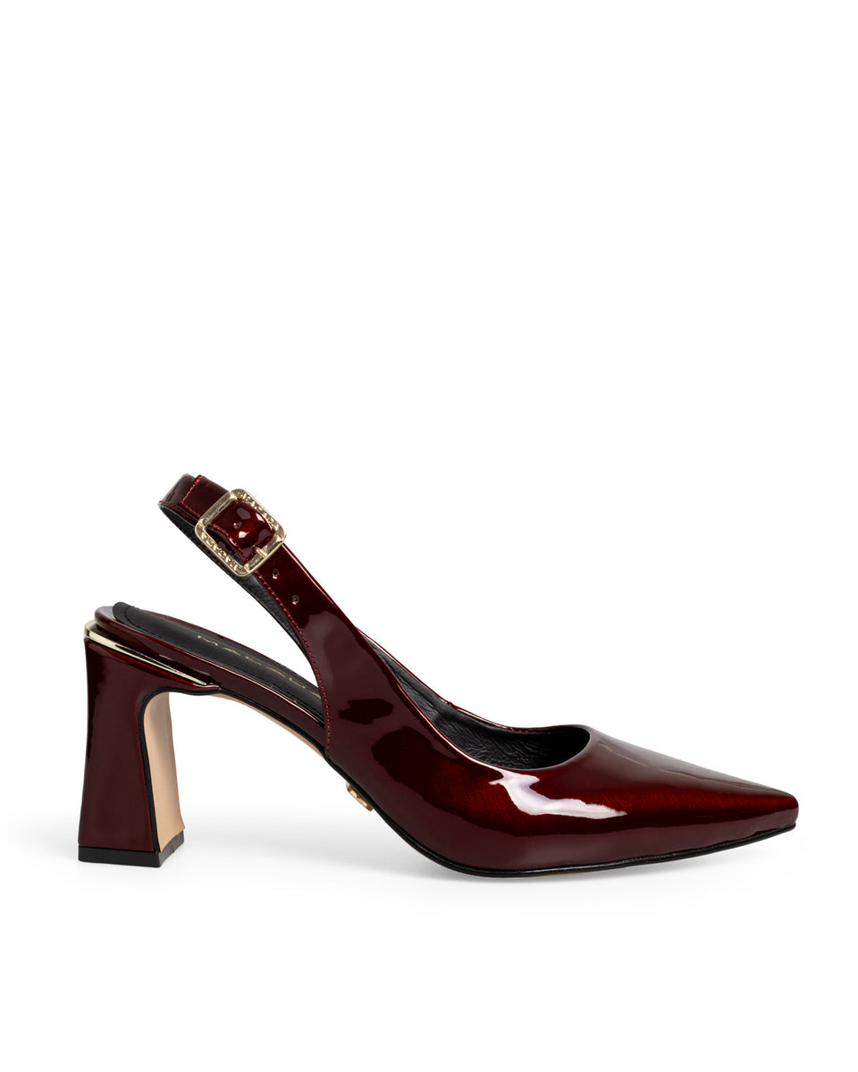 Zapatilla Picuda Vino Slingback – Zata Selection