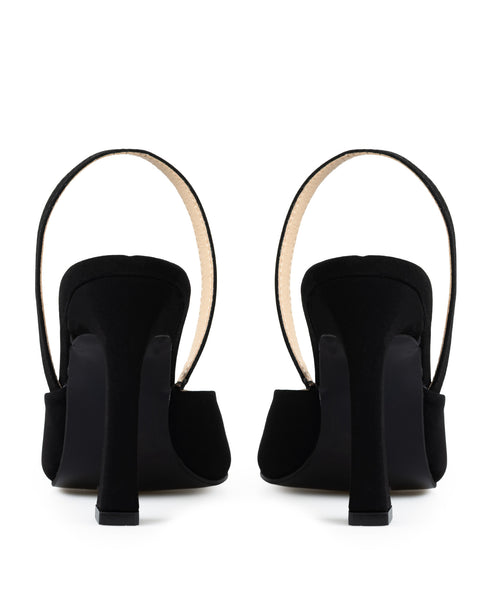 Zapatilla Negra Hebilla Brillos 513R