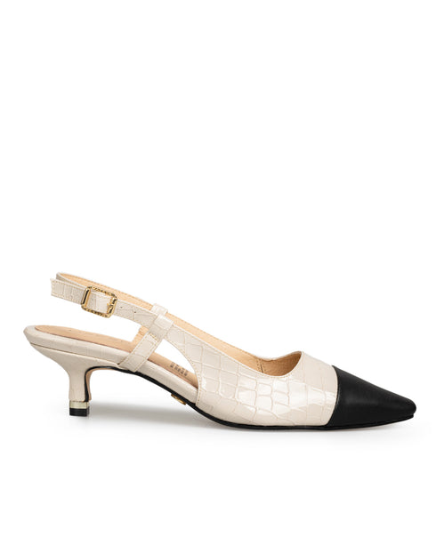 Zapatilla Latte Croc Punta Negra 5140