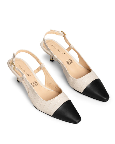 Zapatilla Latte Croc Punta Negra 5140