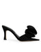 Zapatilla Negra Mule Moño 5820