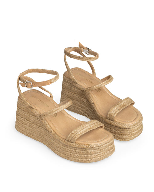 Sandalia Plataforma Yute 6300