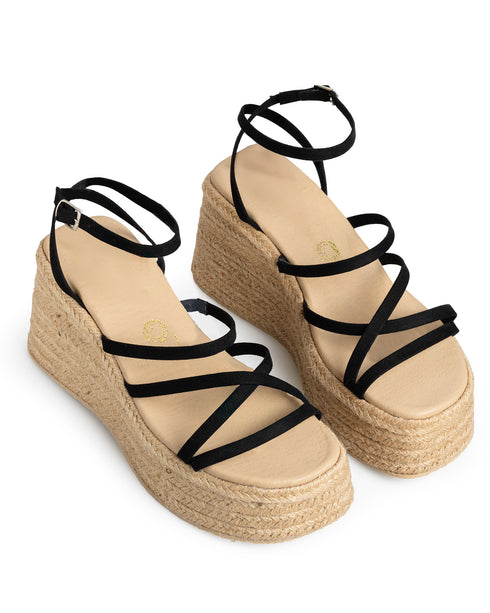 Plataforma Yute Tiras Negra 6301