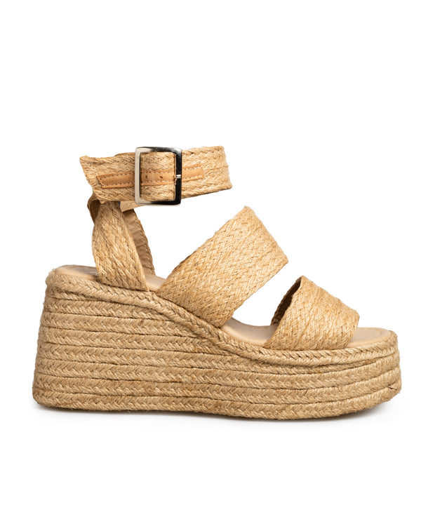 Alpargata Natural Tiras Gruesas 6306